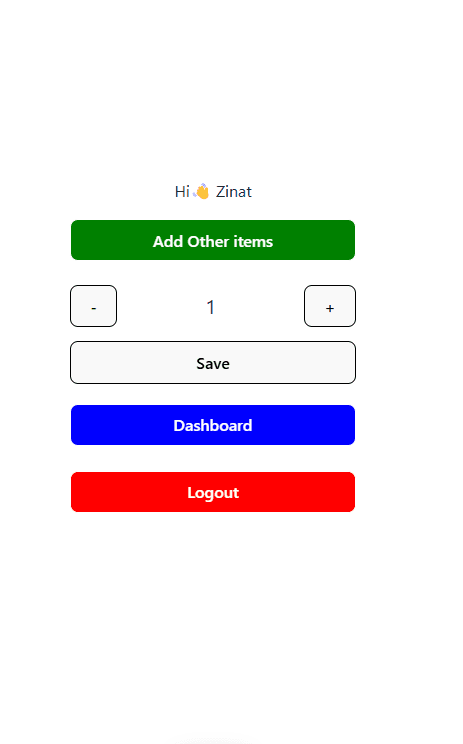 Meal Recording App- React, Nodejs, express, mongoose