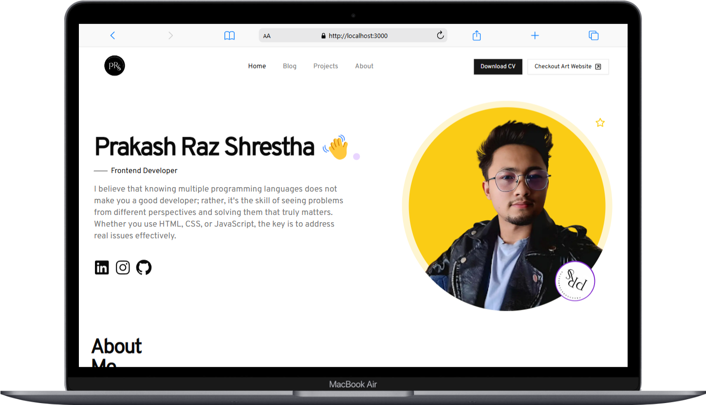 Prakash Raz Shrestha | Full Stack Developer